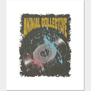 Animal Collective Vintage Vynil Posters and Art